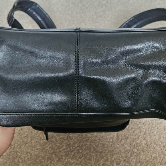 Coach Black Leather Backpack - Picture 15 of 16